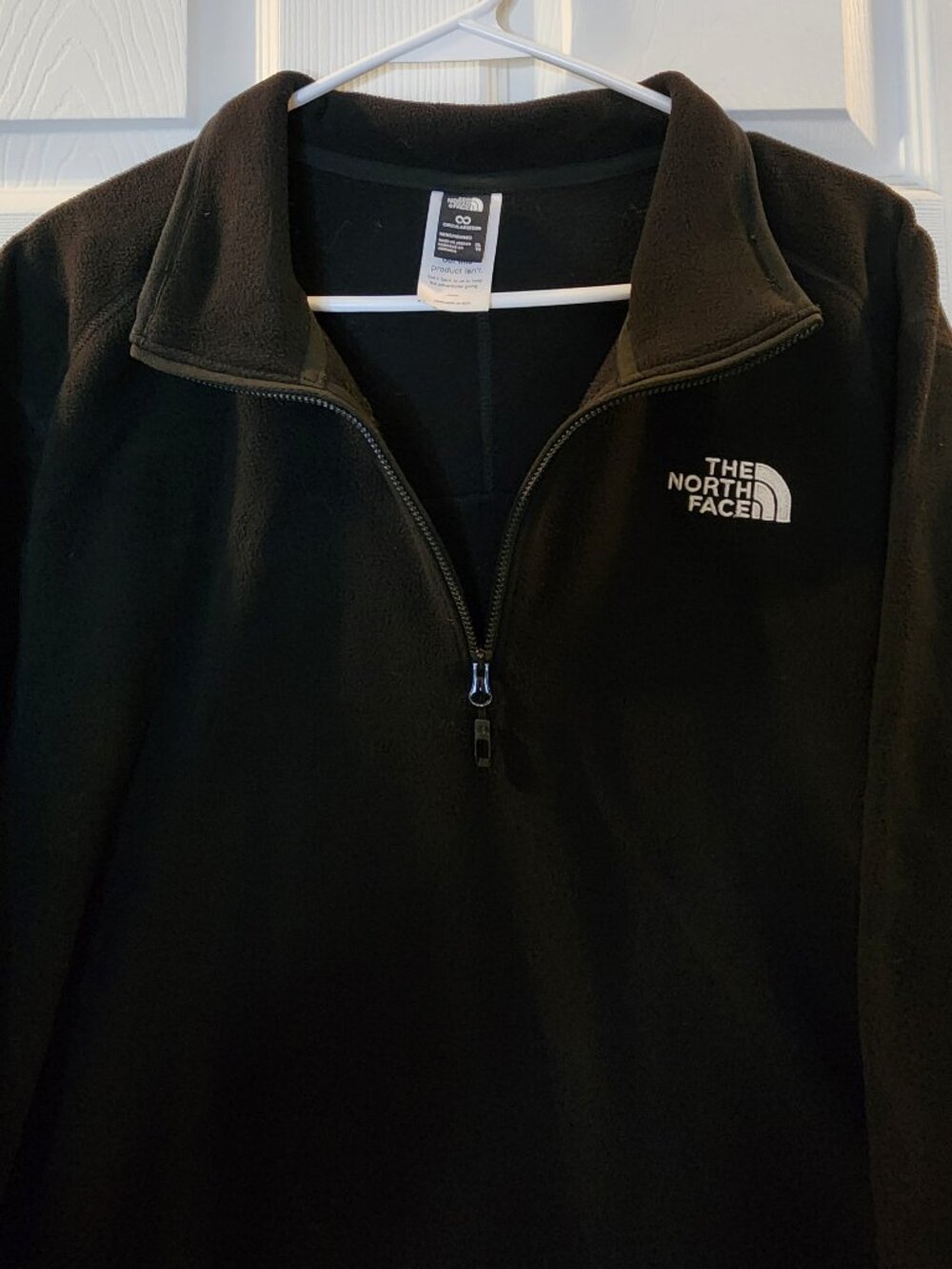 Mens XL The North Face Black Fleece Pullover - Picture 3 of 12